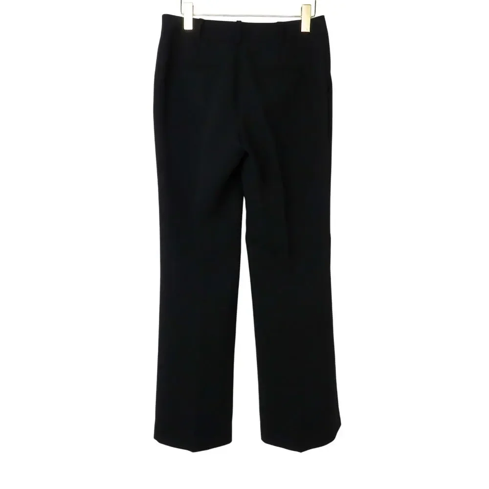 Talbots Black Heritage Straight Leg Dress Pants Mid Rise Trousers 6P 6 Petite - Picture 3 of 6